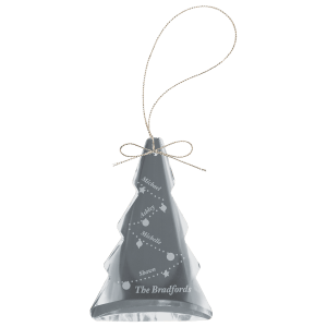 3" Crystal Tree Ornament - CRY1403 - Austin Print Co.