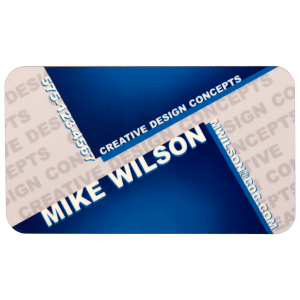 3" x 1.5" Matte White Unisub FRP Sublimatable Name Badge with Radius Corners - UN4001 - Austin Print Co.