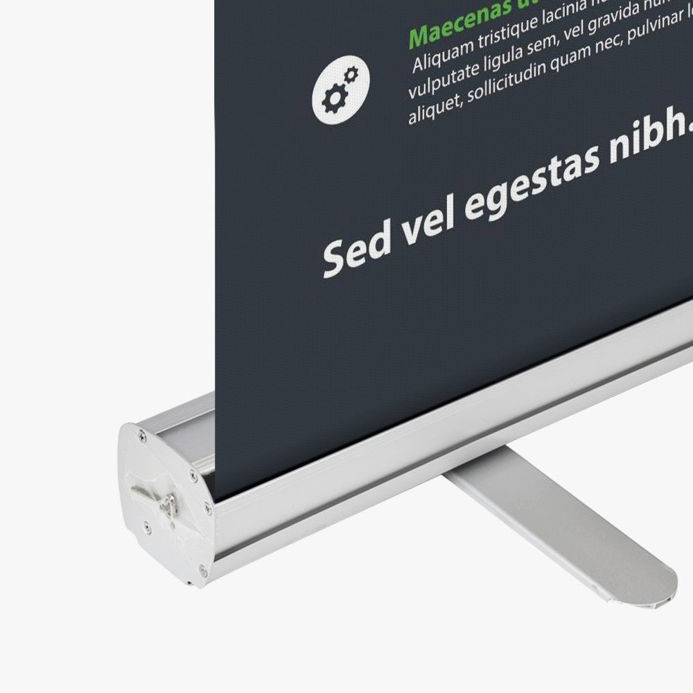 33" x 81" Retractable Banner Stand – Premium UV Printed Fabric - Austin Print Co