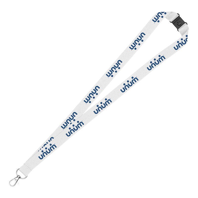 3/4" Eco Friendly rPET Lanyard with Safety Breakaway - Austin Print Co