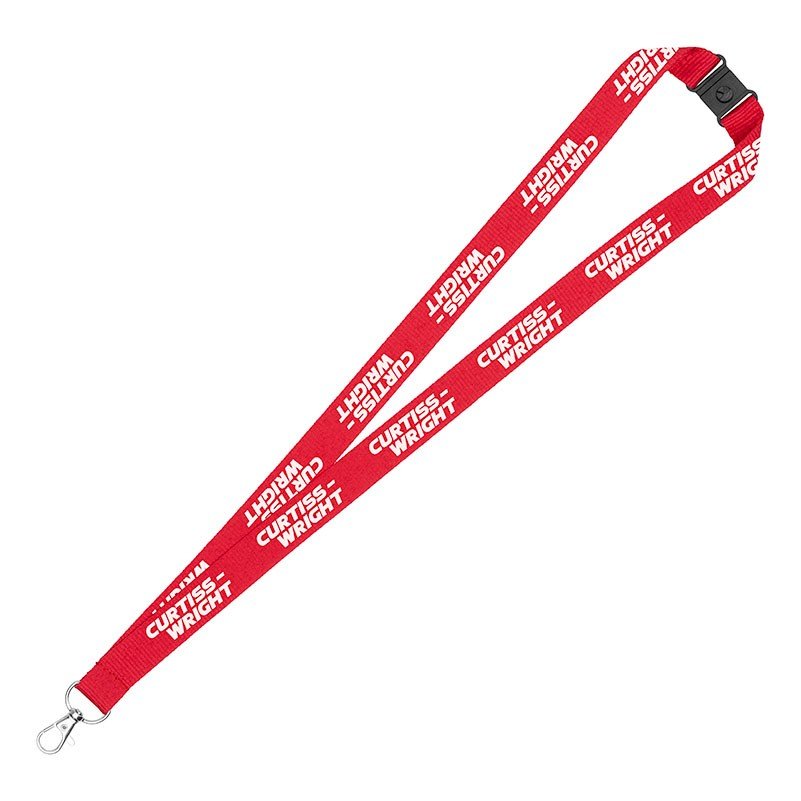 3/4" Eco Friendly rPET Lanyard with Safety Breakaway - Austin Print Co