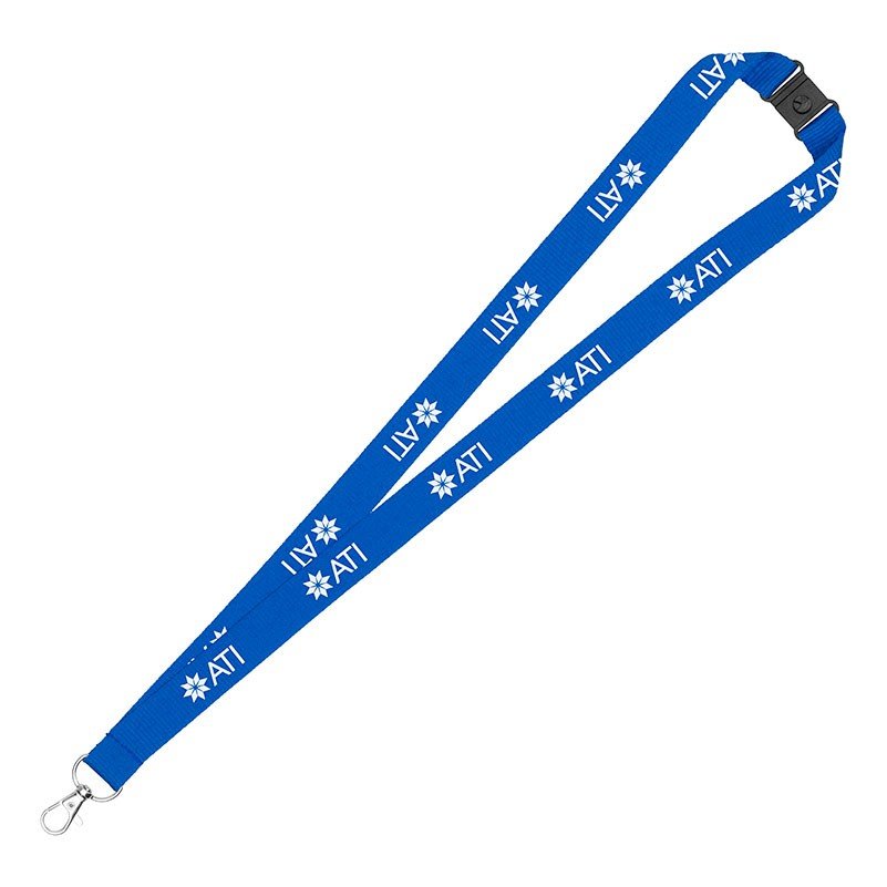 3/4" Eco Friendly rPET Lanyard with Safety Breakaway - Austin Print Co