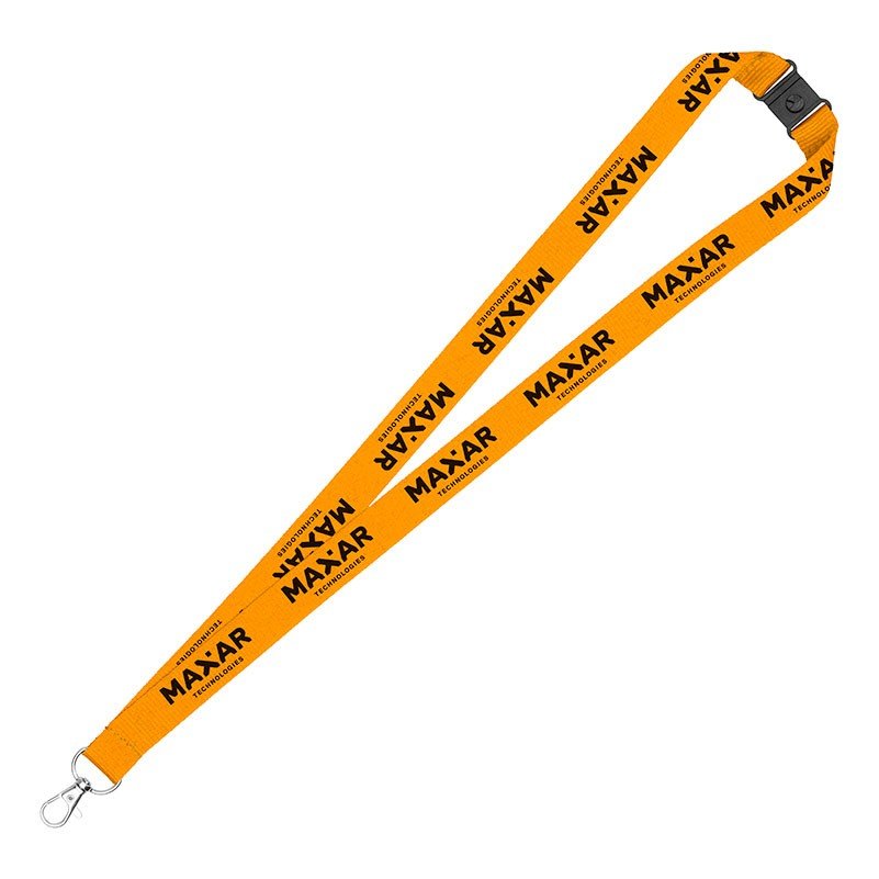 3/4" Eco Friendly rPET Lanyard with Safety Breakaway - Austin Print Co