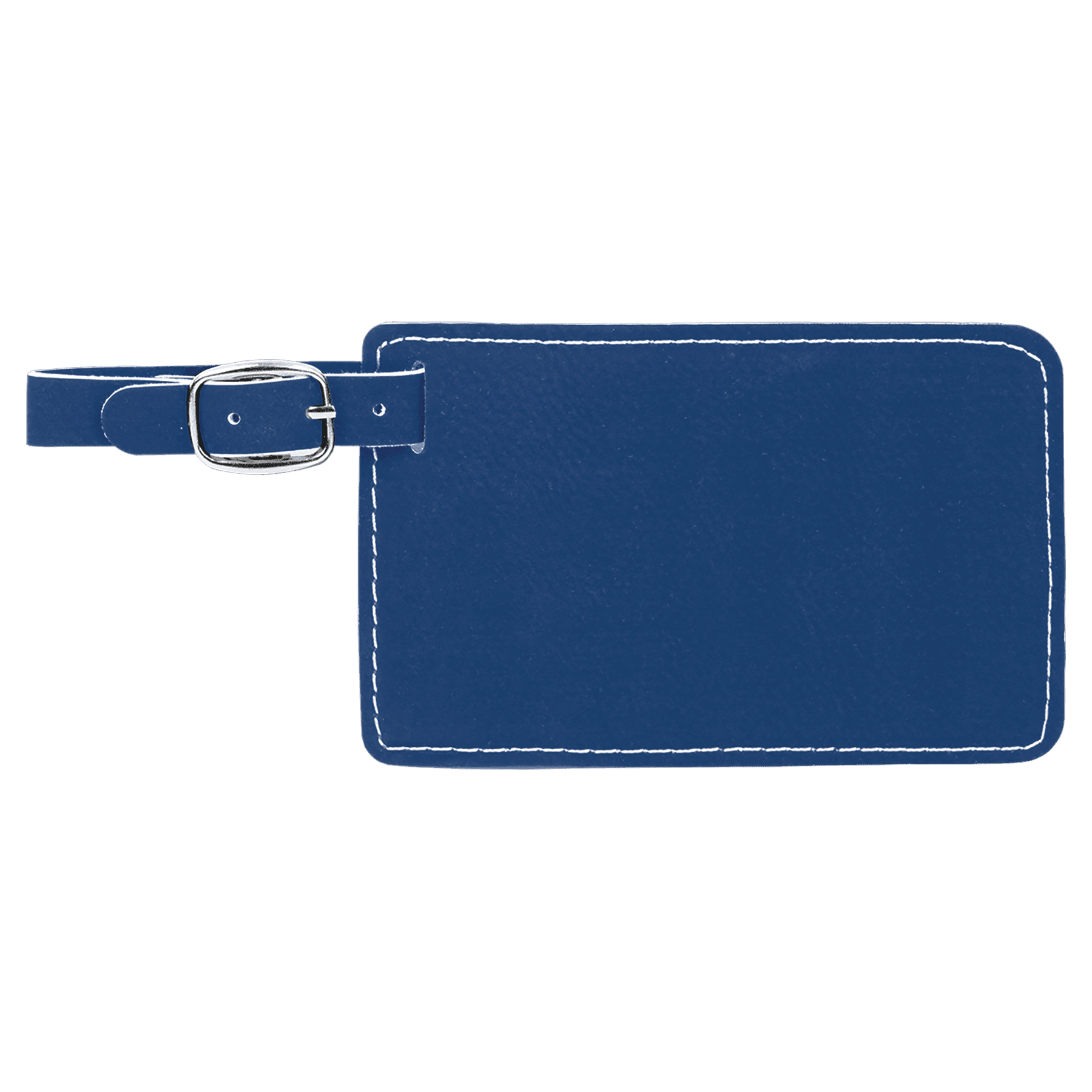 4 1/4" x 2 3/4" Laserable Leatherette Luggage Tag - JDS