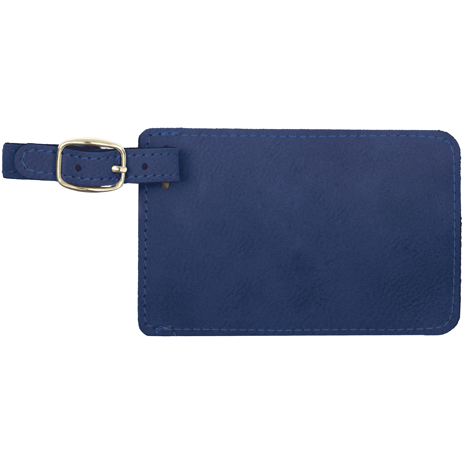 4 1/4" x 2 3/4" Laserable Leatherette Luggage Tag - JDS