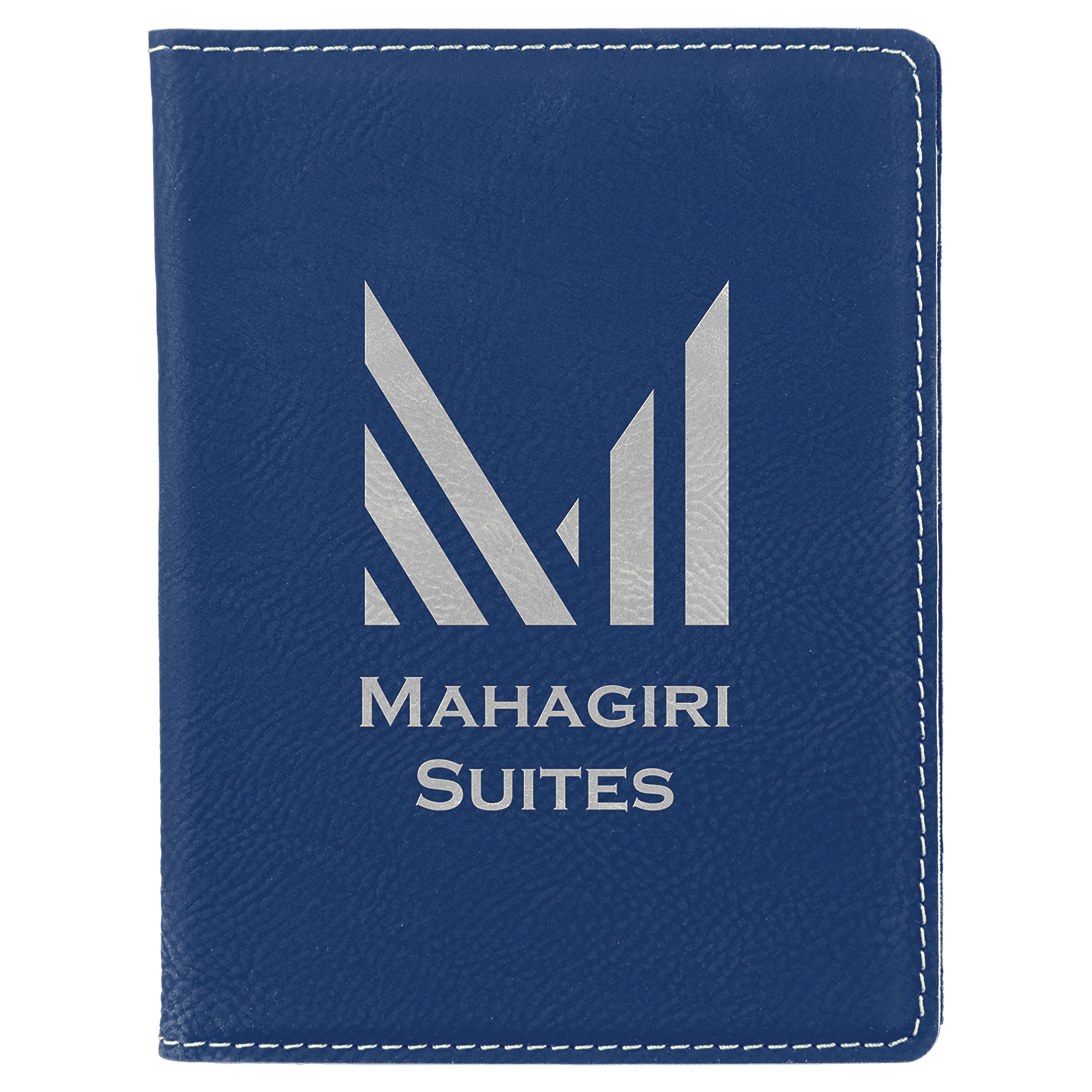 4 1/4" x 5 1/2" Laserable Leatherette Passport Holder - JDS