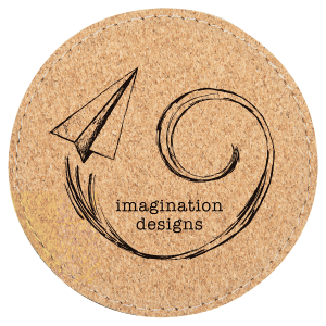 4" Round Cork Coaster with Stitching - GFT620 - JDS