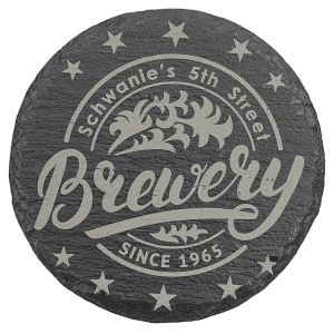 4" Round Slate Coaster - SLT002 - JDS