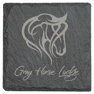 4" x 4" Square Slate Coaster - SLT001 - JDS