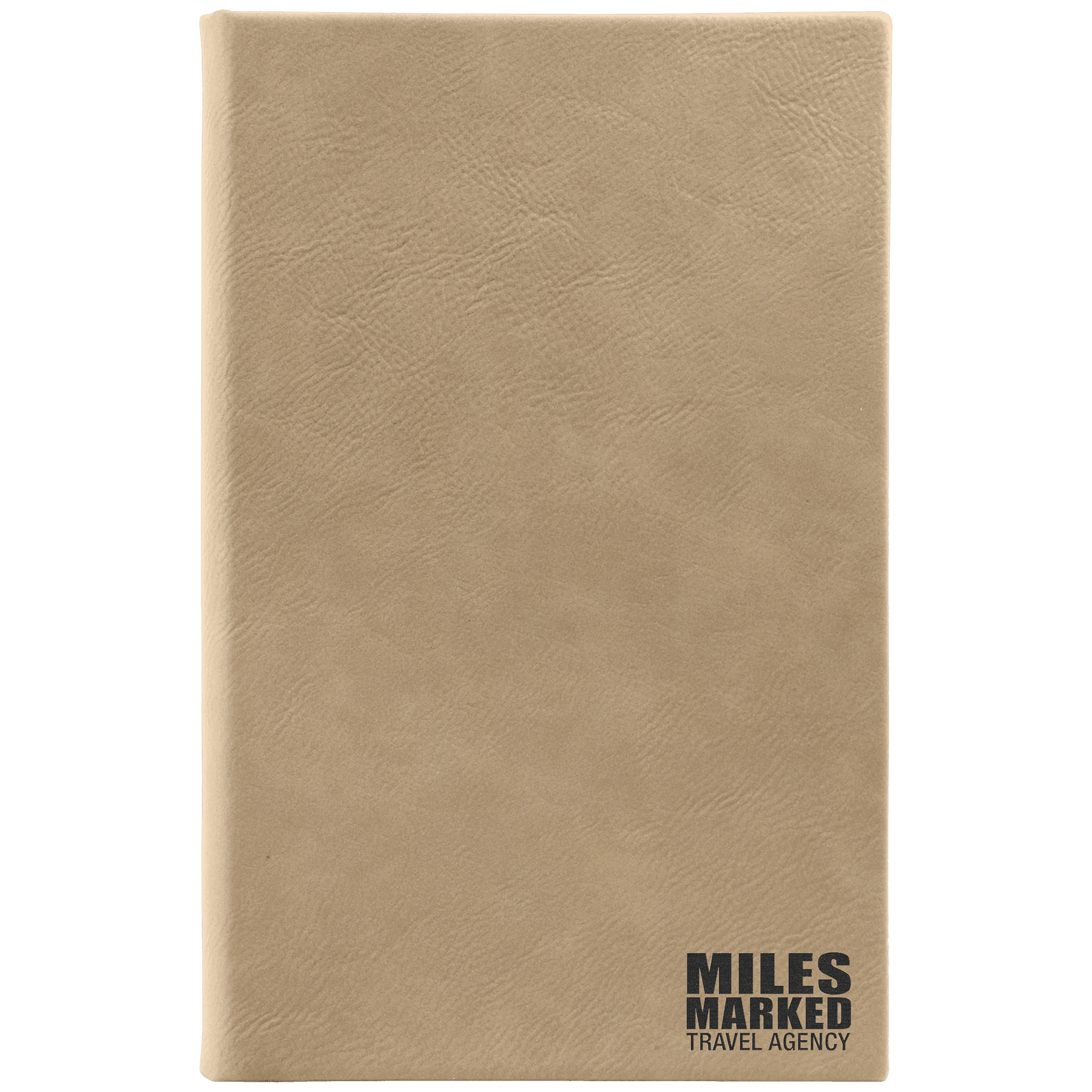 5 3/8" x 8 1/4" Leatherette 110 Page Bound Journal with Ribbon Bookmark - JDS