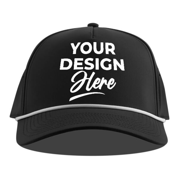 5 Panel Rope Detail Hat - Austin Print Co.