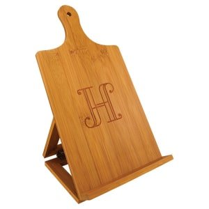 7 1/4" x 13 1/2" Bamboo Standing Chef's Easel - GFT105 - Austin Print Co.