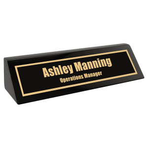 8 1/2" Black Piano Finish Desk Wedge - PNB28 - JDS