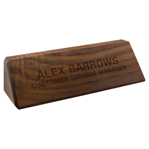 8 1/2" Genuine Walnut Desk Wedge - DS8 - JDS