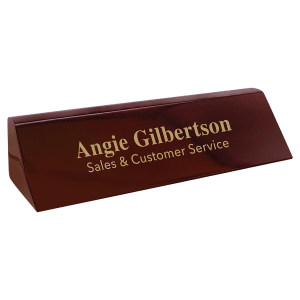 8 1/2" Rosewood Piano Finish Desk Wedge - PNA28 - JDS
