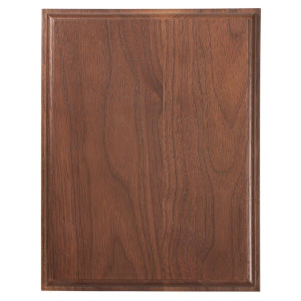 8" x 10" Premium Walnut Step Edge Plaque - Austin Print Co.