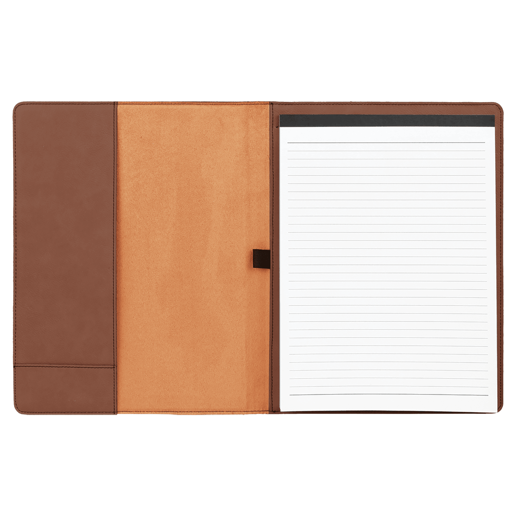 9 1/2" x 12" Laserable Leatherette Portfolio with Lined Pad - JDS