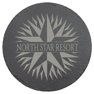 9 3/4" Round Slate Decor with Foam Pads - SLT050 - Austin Print Co.