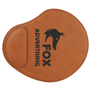 9" x 10 1/4" Rawhide Laserable Leatherette Mouse Pad - GFT633 - JDS