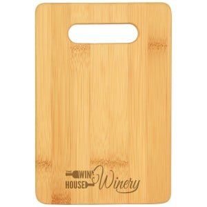 9" x 6" Bamboo Bar Cutting Board - GFT219 - Austin Print Co.