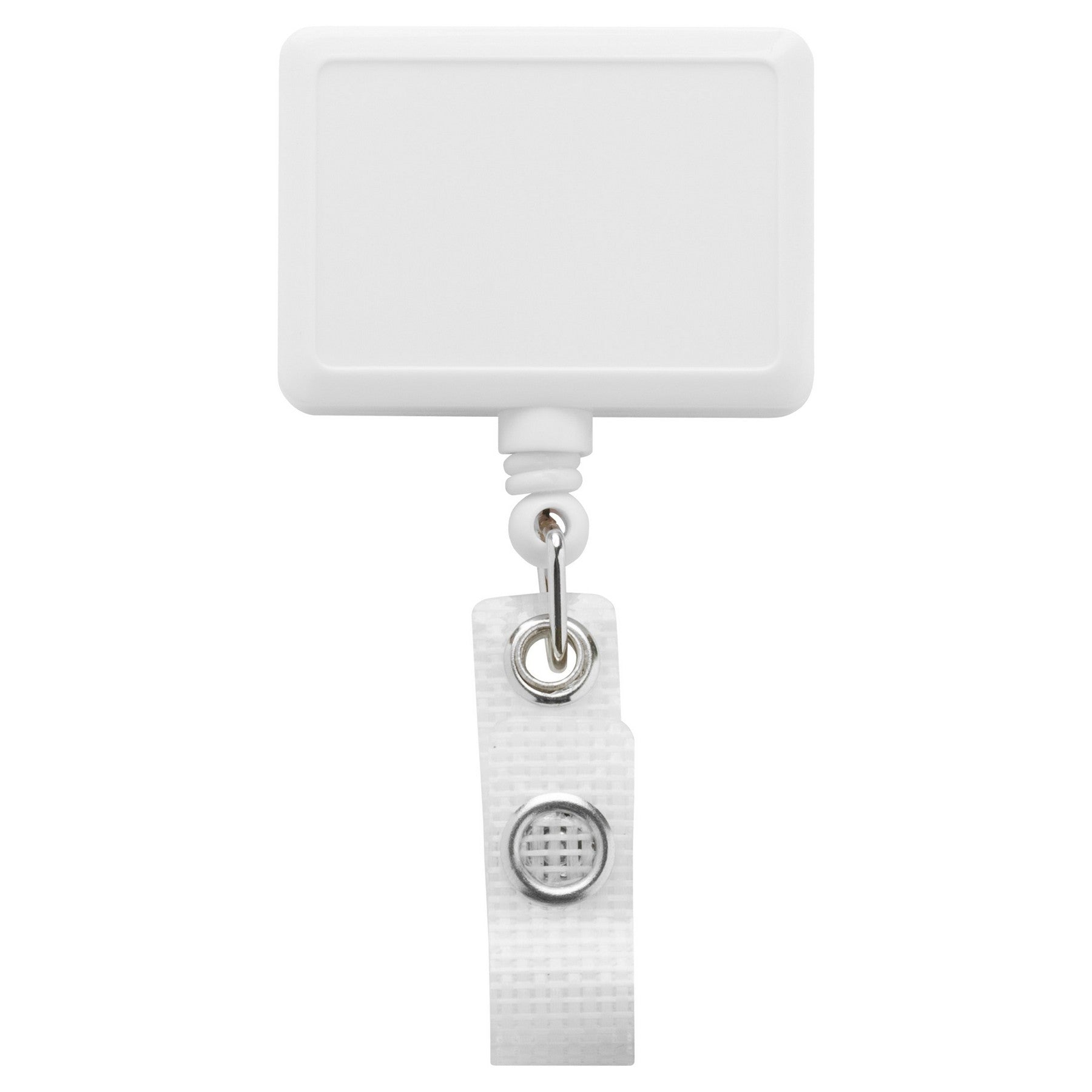 Anti - Microbial Rectangle Retractable Badge Reel - STS Brand