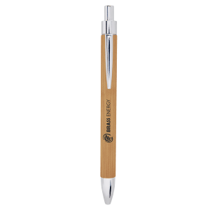Bamboo Laserable Leatherette Pen - LP463 - Austin Print Co.