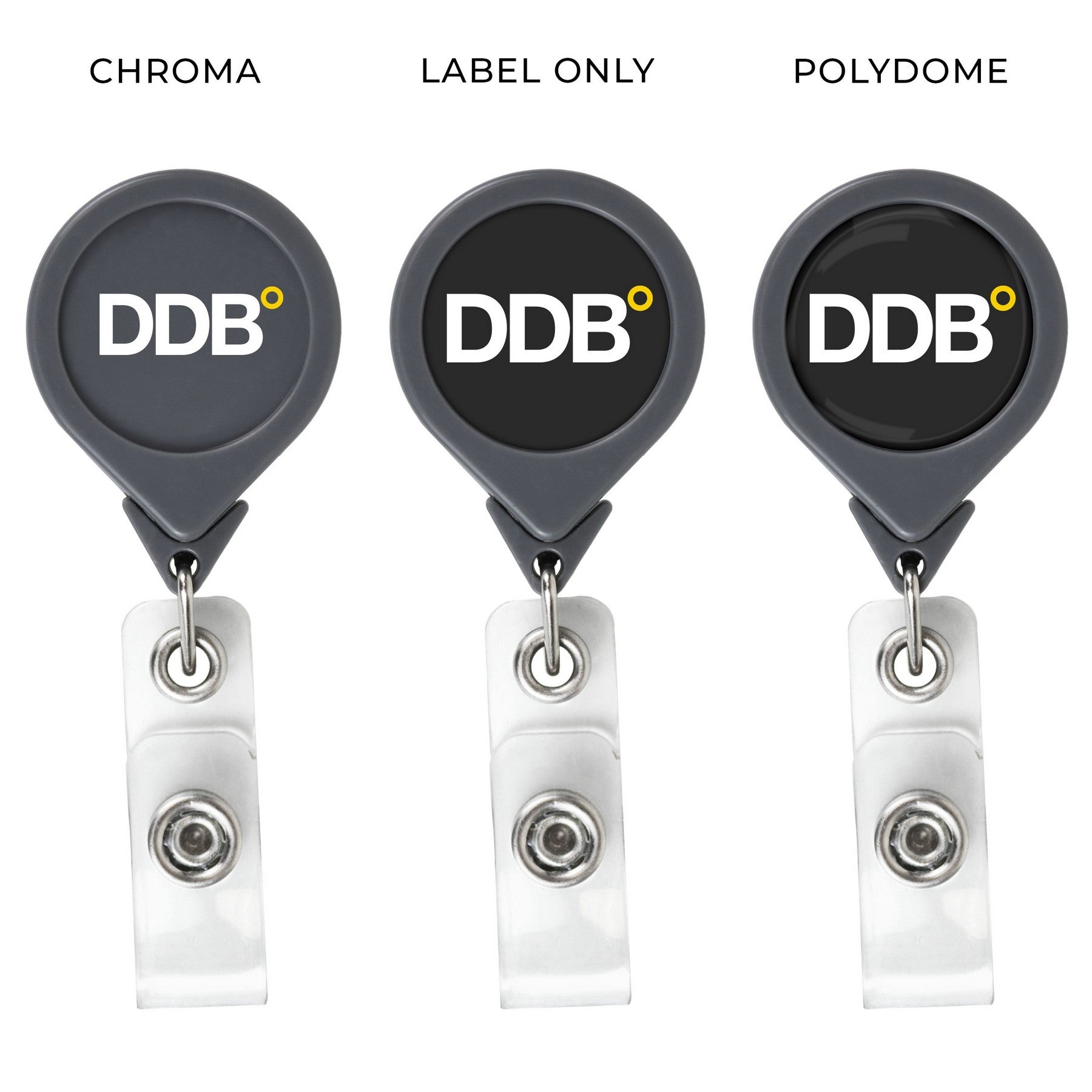 "Best" Round Retractable Badge Reel - STS Brand