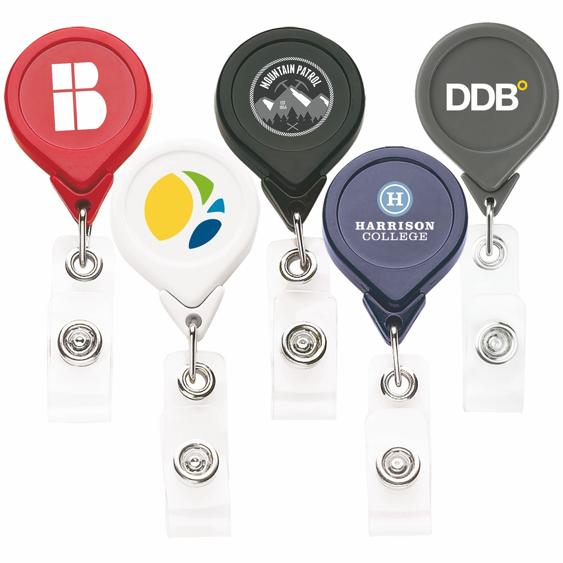 "Best" Round Retractable Badge Reel - STS Brand