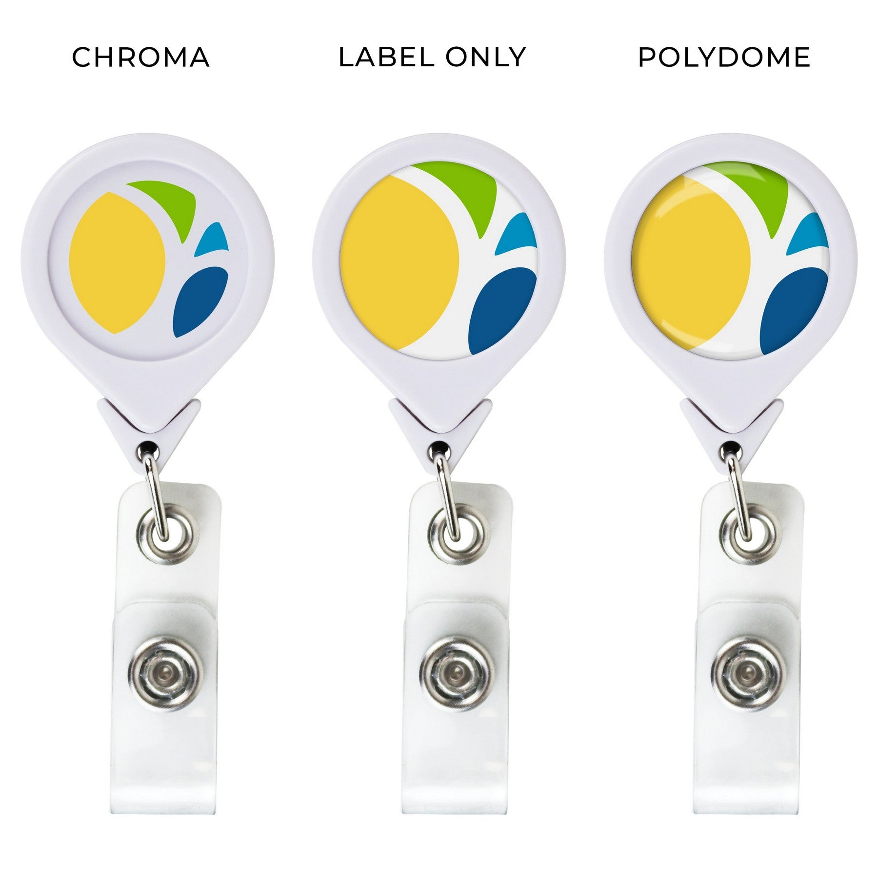 "Best" Round Retractable Badge Reel - STS Brand
