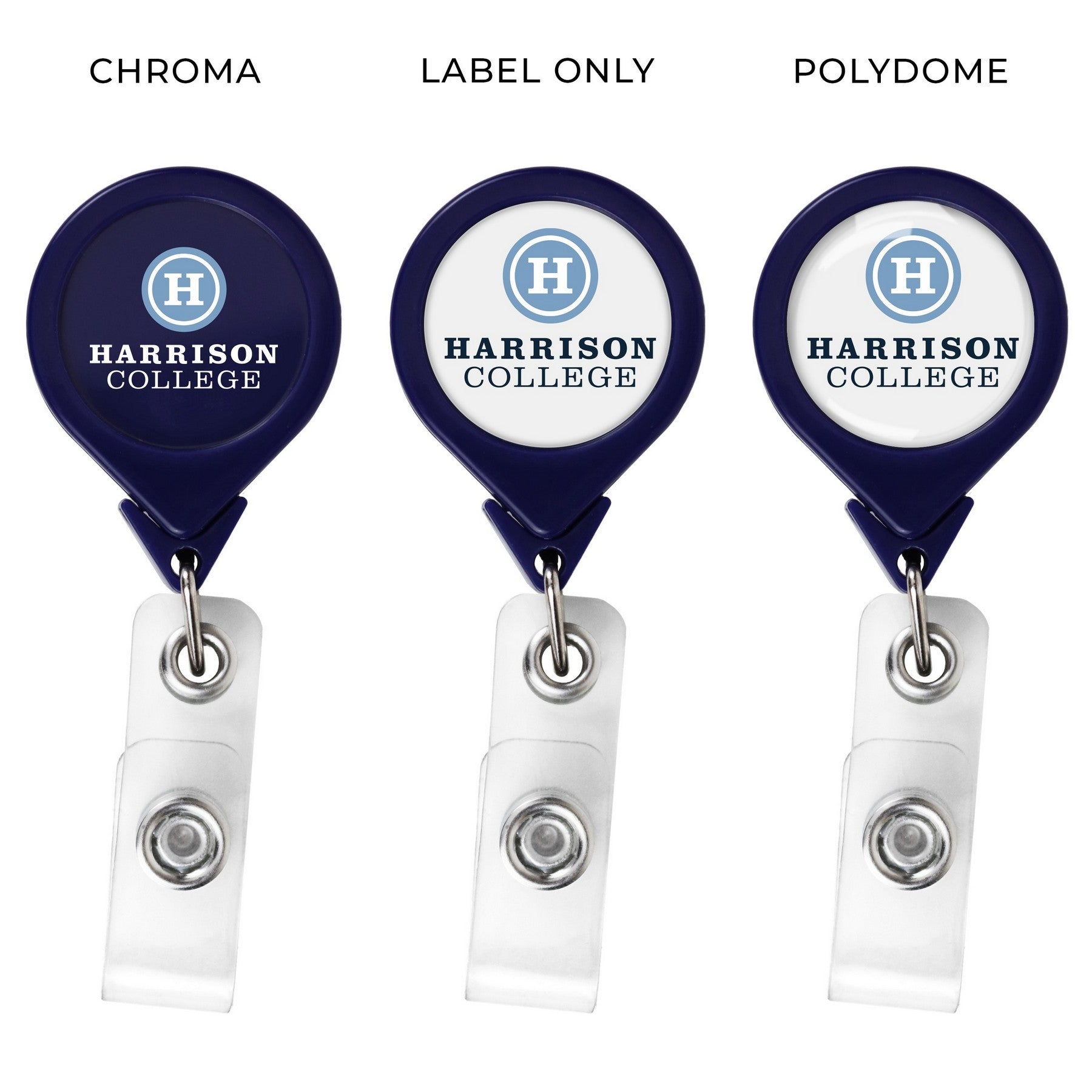 "Best" Round Retractable Badge Reel - STS Brand