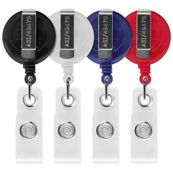 "Better" Round Retractable Badge Reel - STS Brand