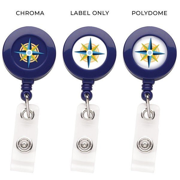 "Better" Round Retractable Badge Reel - STS Brand