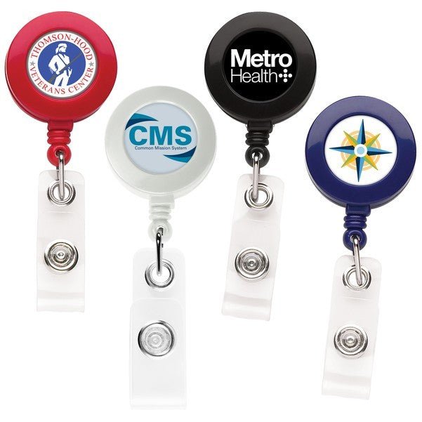 "Better" Round Retractable Badge Reel - STS Brand