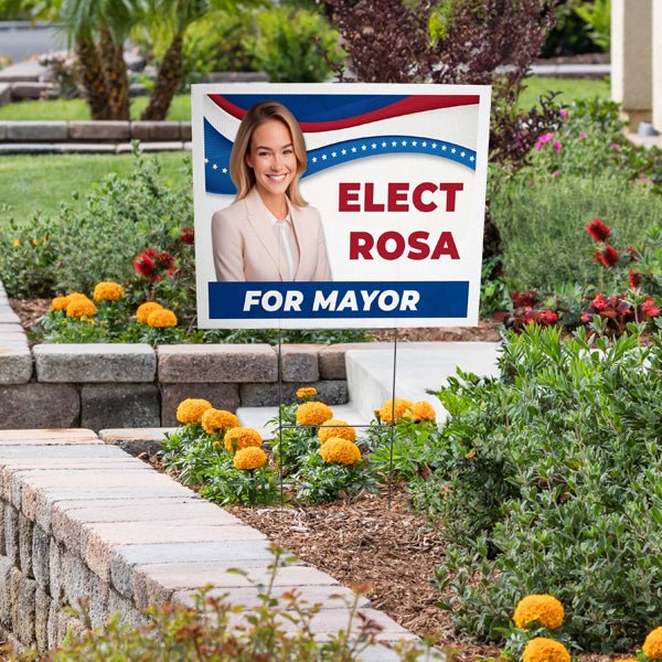 BULK YARD SIGNS - 24" x 18" 4mm Corrugated Plastic Signs & 10" x 24" Wire Stake - Austin Print Co