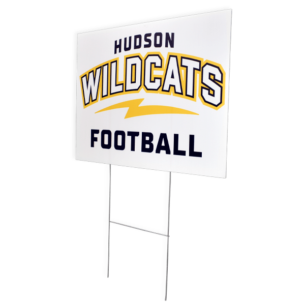 BULK YARD SIGNS - 24" x 18" 4mm Corrugated Plastic Signs & 10" x 24" Wire Stake - Austin Print Co