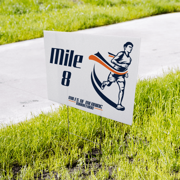 BULK YARD SIGNS - 24" x 18" 4mm Corrugated Plastic Signs & 10" x 24" Wire Stake - Austin Print Co