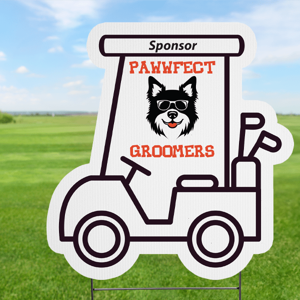 BULK YARD SIGNS - 24" x 18" 4mm Corrugated Plastic Signs & 10" x 24" Wire Stake - Austin Print Co