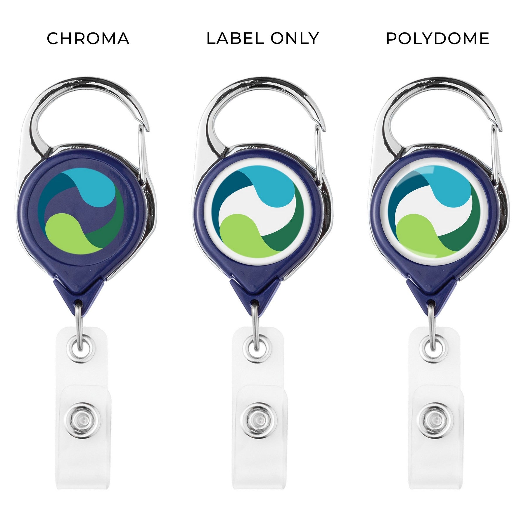 Carabiner Retractable Badge Reel With Belt Clip - STS Brand