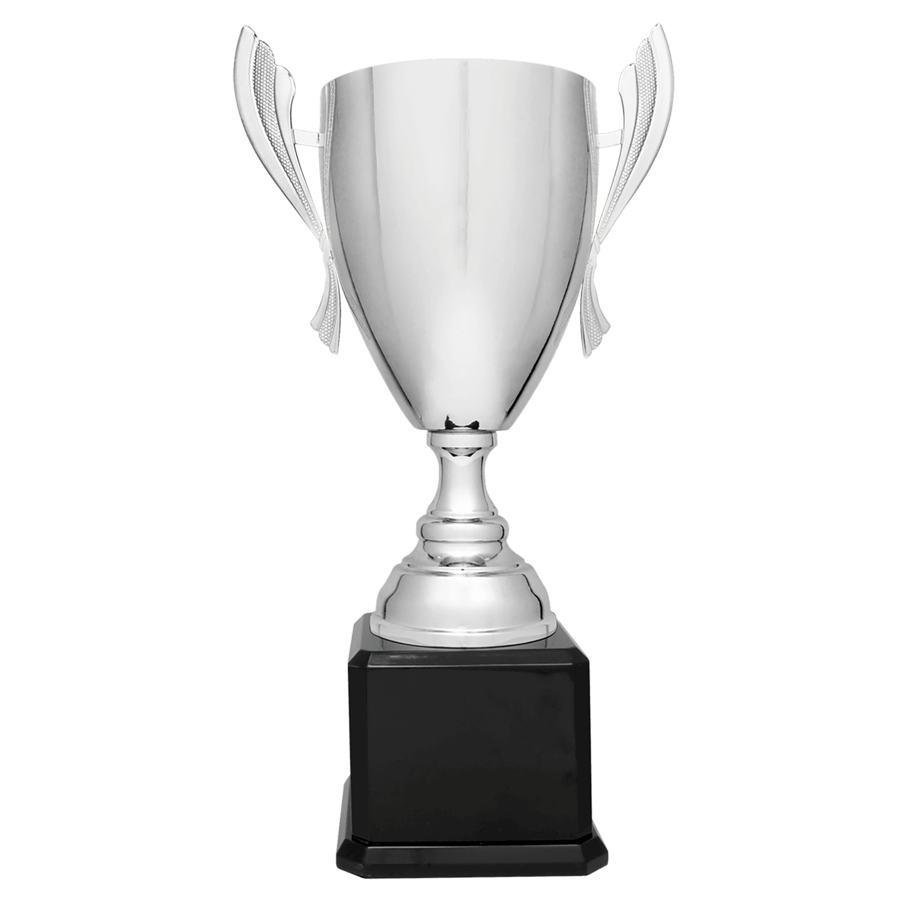 Completed Metal Cup Trophy on Royal Piano Finish Base - JDS