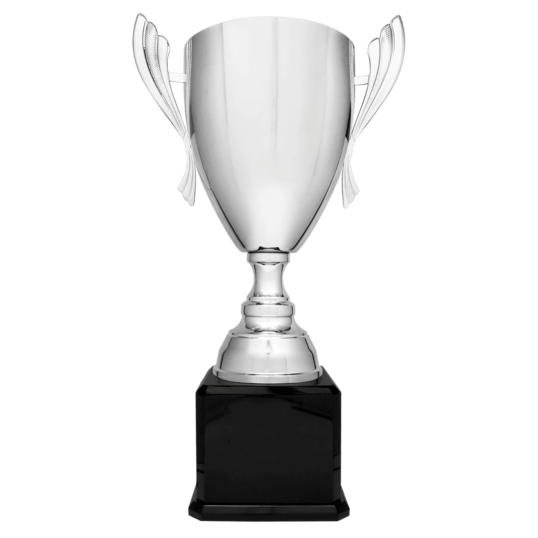 Completed Metal Cup Trophy on Royal Piano Finish Base - JDS