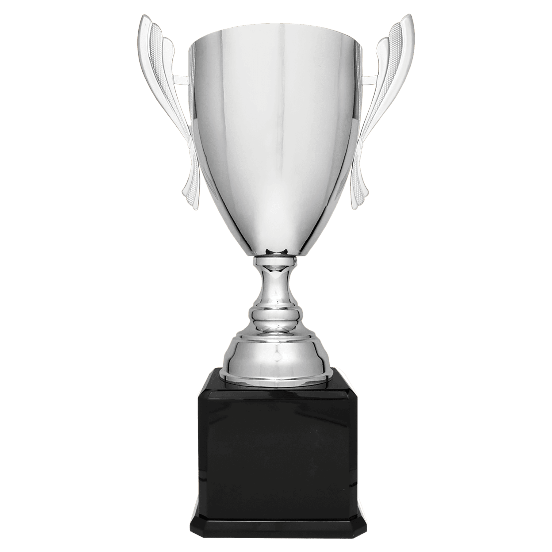 Completed Metal Cup Trophy on Royal Piano Finish Base - JDS