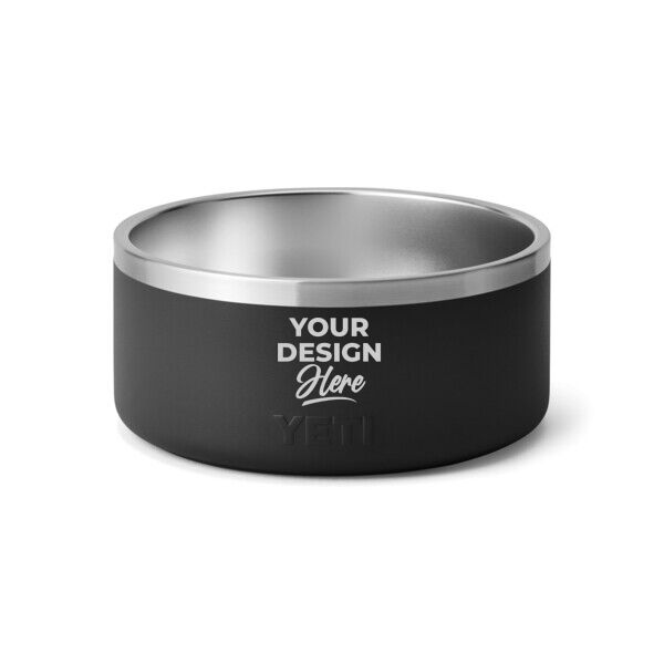 Custom Engraved YETI Dog Bowl Boomer 8 - Austin Print Co.