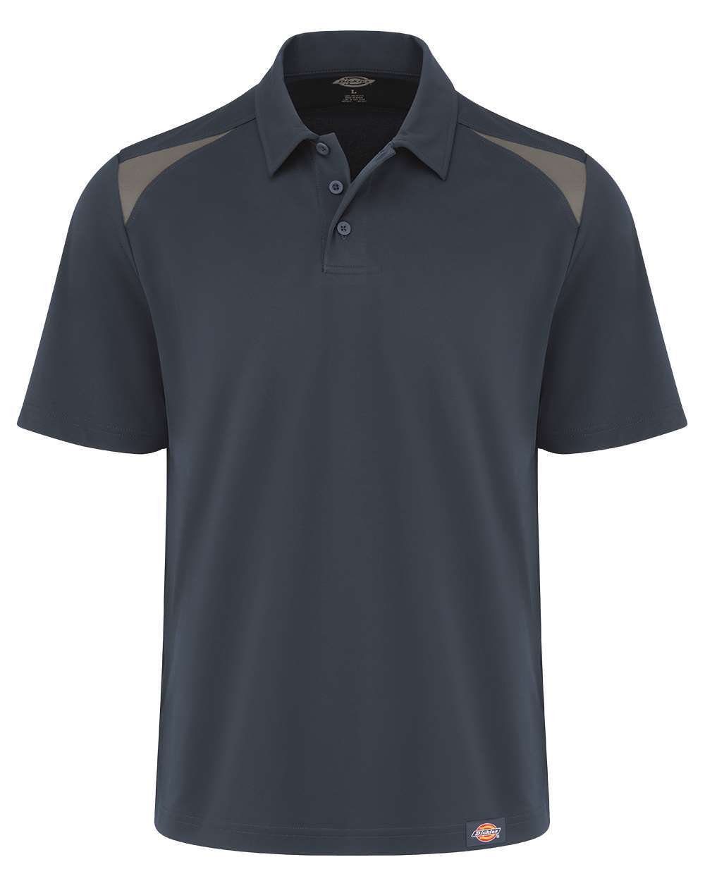 Dickies Unisex Team Performance Short Sleeve Work Shirt (Dark Navy/ Smoke) - LS66 - Austin Print Co.