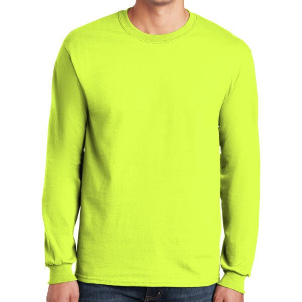 Gildan Ultra Cotton ® 100% US Cotton Long Sleeve T Shirt - Austin Print Co.