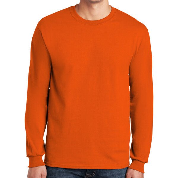 Gildan Ultra Cotton ® 100% US Cotton Long Sleeve T Shirt - Austin Print Co.