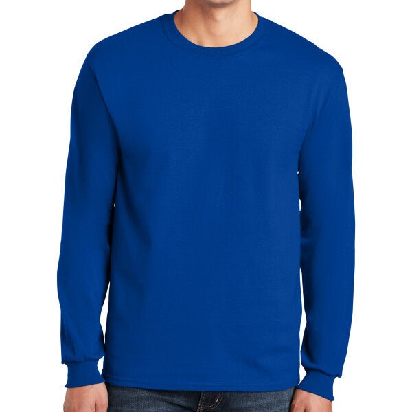 Gildan Ultra Cotton ® 100% US Cotton Long Sleeve T Shirt - Austin Print Co.