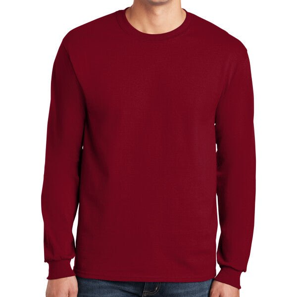 Gildan Ultra Cotton ® 100% US Cotton Long Sleeve T Shirt - Austin Print Co.