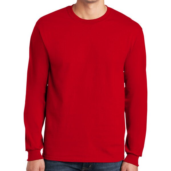 Gildan Ultra Cotton ® 100% US Cotton Long Sleeve T Shirt - Austin Print Co.