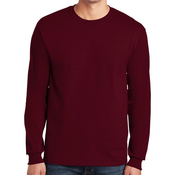 Gildan Ultra Cotton ® 100% US Cotton Long Sleeve T Shirt - Austin Print Co.