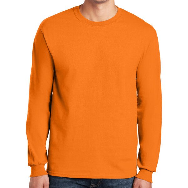 Gildan Ultra Cotton ® 100% US Cotton Long Sleeve T Shirt - Austin Print Co.